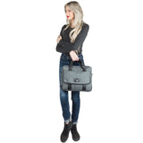 Vangoddy Chrono Grey Compact Tote Messenger Bag Briefcase for Microsoft Surface Book | Surface Pro Series 12" 13.5"