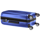 AmazonBasics Oxford Expandable Spinner Luggage Suitcase with TSA Lock - 24 Inch, Blue