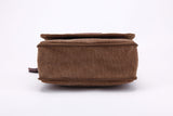 Berchirly Small Vintage Canvas+Leather Messenger Cross body bag Pack Organizer for Travel Hiking Climbing