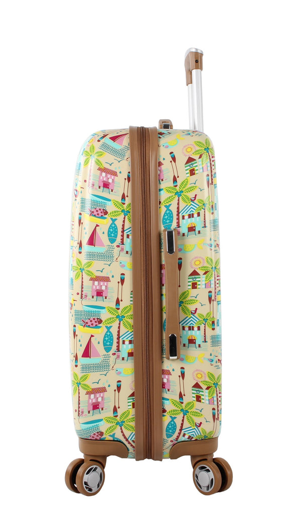 Shop Lily Bloom Hardside Luggage 24" Des Luggage Factory