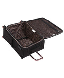 it luggage Divinity 8 Wheel Lightweight Semi Expander Medium With Tsa Lock Suitcase, 70 cm, 90 L, Black