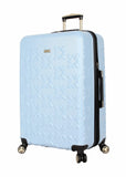 BCBGeneration BCBG Butterfly Luggage Hardside 2 Piece Suitcase Set with Spinner Wheels (One Size, Blue)