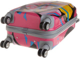 Rockland Luggage 20 Inch Polycarbonate Carry On Luggage, Love, One Size