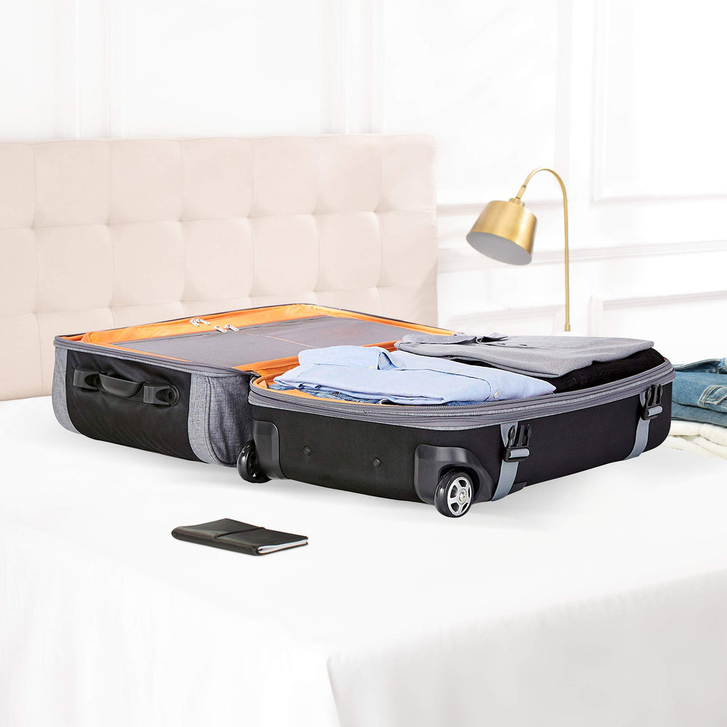 Shop AmazonBasics Rolling Travel Duffel Bag L Luggage Factory