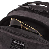 SWISSGEAR Getaway Weekend Padded Laptop Backpack | Travel, Work, School | Men's and Women's - Heather Gray