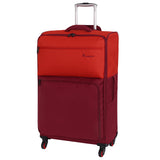 it luggage Duotone 4 Wheel Lightweight Large Suitcase, 78 cm, 86 L, Orange + Red Dahlia