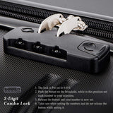 Merax Travelhouse Luggage Set 3 Piece Expandable Lightweight Spinner Suitcase