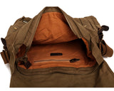 Berchirly Vintage Military Men Canvas Messenger Bag for 17.3Inch Laptop
