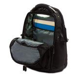 SWISSGEAR SCANSMART TSA School Work and Travel Men's and Women's/Laptop Backpack - Black and Heather Gray