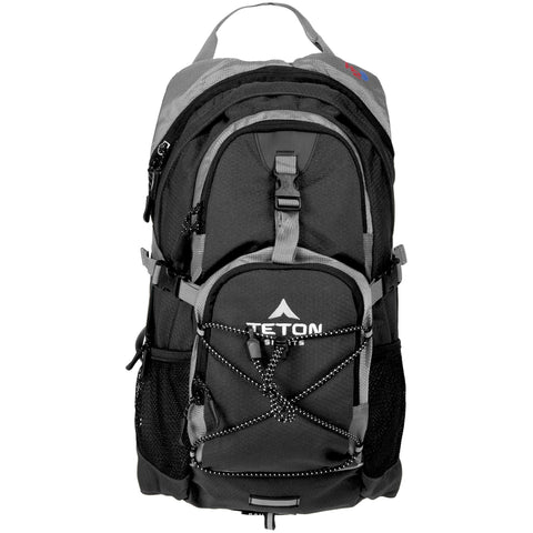 TETON Sports Oasis 1100 Hydration Pack; Free 2-Liter Hydration Bladder; For Backpacking, Hiking, Running, Cycling, and Climbing; Black