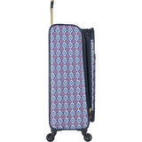 Tommy Bahama Lightweight Spinner Luggage - Expandable Suitcases for Men and Travel with Rolling Wheels, Pink/Blue