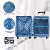 Travelpro Luggage Maxlite 5 International Hardside Spinner 19" Azure Blue