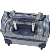 London Fog Softside 15" Under The Seat Bag, Blk White Multi Z1