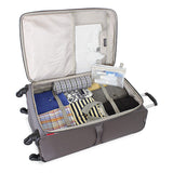 SWISSGEAR 7362 3-Piece Expandable Lightweight Rolling Spinner Luggage Set | Wheeled Travel Suitcases | 20-inch, 24-inch, 28-inch - Gray