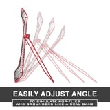 Rukket Pitch Back Baseball/Softball Rebounder PRO | Pitching and Throwing Practice Partner | Adjustable Angle Pitchback Trainer