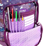 J World New York Sunrise Rolling Backpack, Baby Birdy, 18-Inch