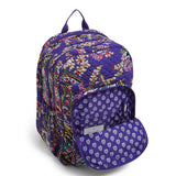 Vera Bradley Iconic XL Campus Backpack, Signature Cotton, Romantic Paisle