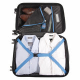 Perry Ellis Traction Hardside Spinner Carry On Luggage, Black