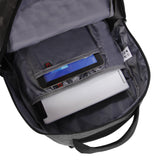 Ecko Unltd. Boys' Block Laptop & Tablet Backpack-School Bag Fits Up to 15 Inch Laptop, Heather/Black, One Size