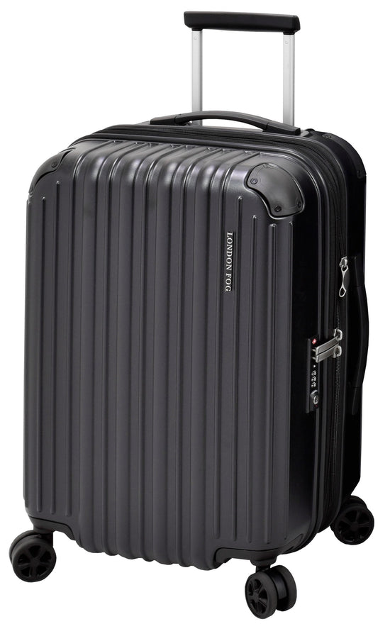 London Fog Heathrow 21" Expandable Spinner Carry-on, Black