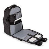 SWISSGEAR Large, Padded ScanSmart 15-inch Laptop Backpack | TSA-Friendly Carry-on | Travel, Work, School | Men's and Women's - Black