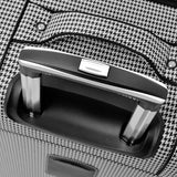 London Fog Softside 28" Spinner, Black White Houndstooth