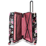 BADGLEY MISCHKA Essence 3 Piece Hard Spinner Luggage Set (Winter Flowers)