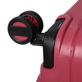 IT Luggage 29.5" Asteroid 8-Wheel Hardside Expandable Spinner, Rose Red