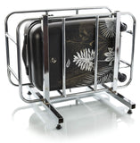 Heys America Oasis Fashion 21" Carry-on Spinner Luggage With TSA Lock (Black/Gold)