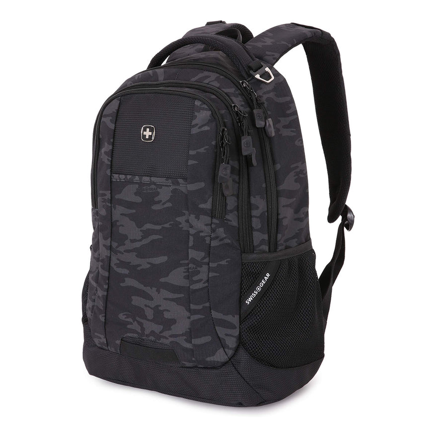 Shop SwissGear Cecil Backpack, Black Cod/Camo – Luggage Factory