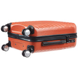 AmazonBasics Geometric Luggage - 2 piece Set (55cm, 78cm), Orange