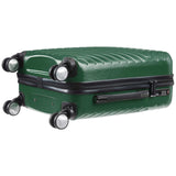AmazonBasics Geometric Luggage - 2 piece Set (55cm, 78cm), Green