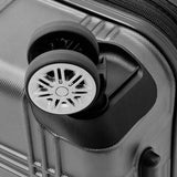 London Fog Kingsbury 25" Expandable Hardside Spinner, Titanium