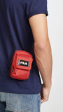 Fila Men's Merk Micro Bag, Chinese Red, One Size