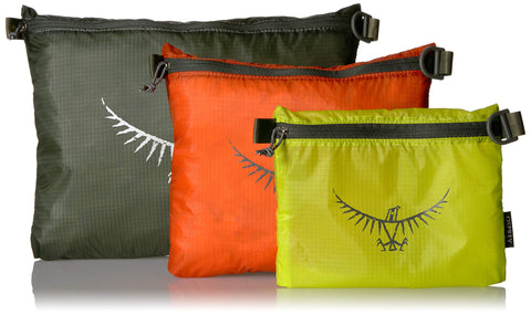 Osprey Packs Ul Zipper Sack Set, Assorted Colors, One Size