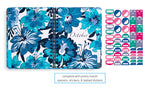 Vera Bradley Large 17 Month Daily Planner, August 2019 - December 2020, 8.75" x 7.25" with Stickers and Daily, Weekly, Monthly Views, Moonlight Garden