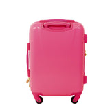 Macbeth Collection Women's Pineapple 21" Spinner Luggage, Magenta