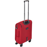 AmazonBasics Expandable Softside Carry-On Spinner Luggage Suitcase With TSA Lock And Wheels - 21 Inch, Red