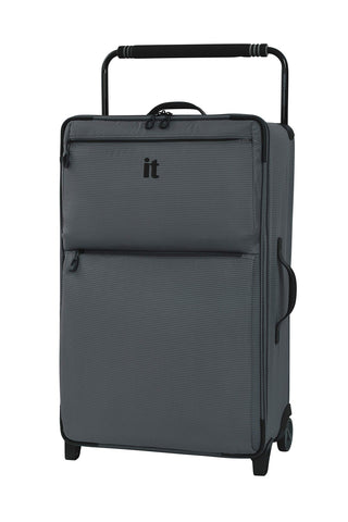 IT Luggage 29.6" World's Lightest Los Angeles 2 Wheel, Charcoal Grey