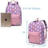 Backpack for Little Girls,Vaschy Preschool Backpacks for kindergarten with Chest Strap Pink Unicorn