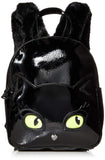 Betsey Johnson Resting Kitsch Face Backpack, Black