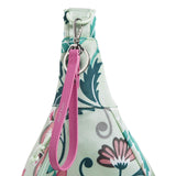 Vera Bradley Lighten Up Sling, Mint Flowers