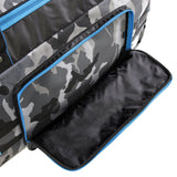 Ecko Unltd. Men's United 32" Large Rolling Duffel Bag, Camo/Red/Blue One Size