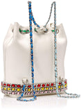 Betsey Johnson Chain of Command Backpack, White
