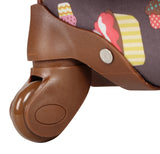 Lily Bloom Luggage 3 Piece Softside Spinner Suitcase Set Collection (Cupcake)