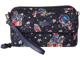 Vera Bradley Women's Iconic RFID All-In-One Crossbody Holiday Owls One Size