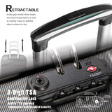 COOLIFE Luggage 3 Piece Set Suitcase Spinner Hardshell Lightweight TSA Lock (Blue)