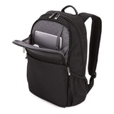 SWISSGEAR Durable 15-inch Laptop Backpack | Padded Computer Sleeve | Travel, Work, School | Men's and Women's - Black
