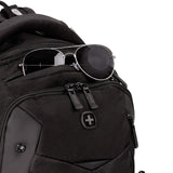 SWISSGEAR Large, Padded ScanSmart 15-inch Laptop Backpack | TSA-Friendly Carry-on | Travel, Work, School | Men's and Women's - Black