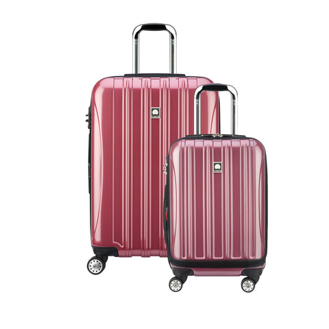 Delsey Luggage Helium Aero Spinner Luggage Set (19"/25"), Peony